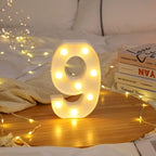 White Light-Up Marquee Numbers