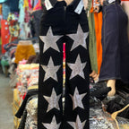 Wide-Leg Rhinestone Jeans