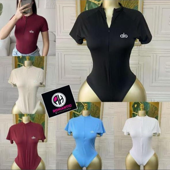 Alo Yoga Zipper Bodysuit