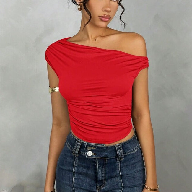 Shoulder Ruched Top