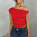 Shoulder Ruched Top