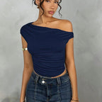 Shoulder Ruched Top