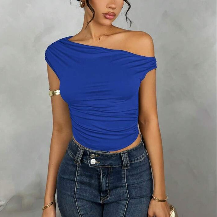 Shoulder Ruched Top