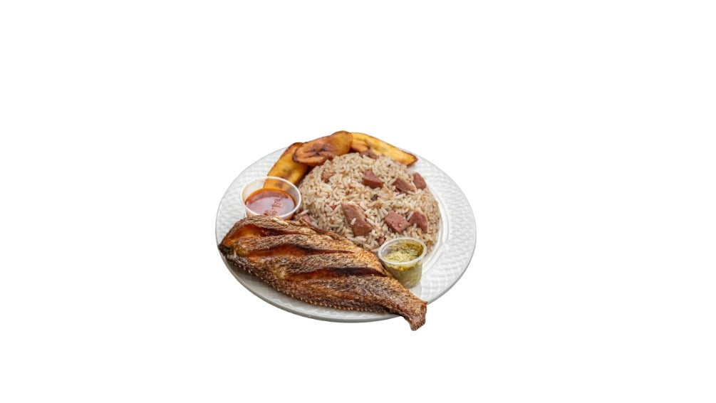 Dry Rice With Fried Fish - Saturday Only