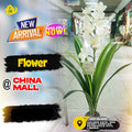White Cymbidium Orchid Artificial Plants