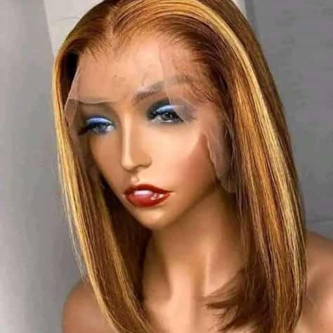 Short Straight Lace Front Bob