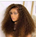 Brown Pixie Curl Lace Front Wig