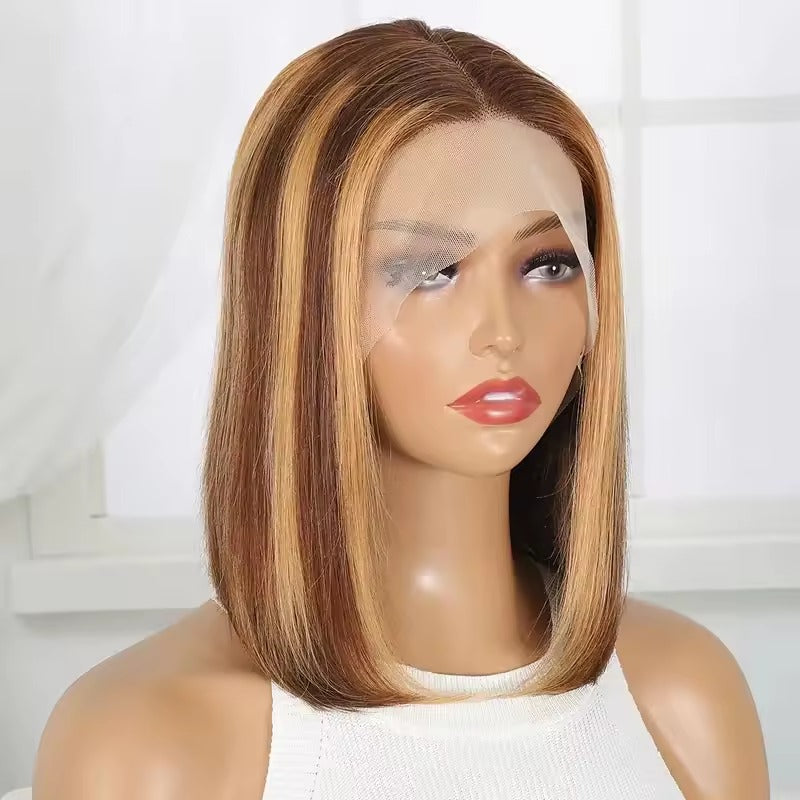 Short Straight Lace Front Bob