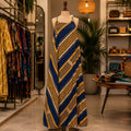 Halter Striped Maxi Dress