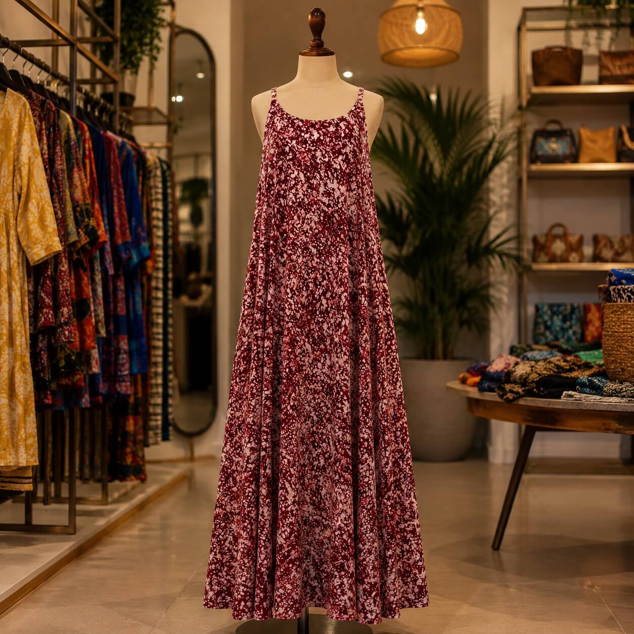 Floral Tiered Maxi Dress