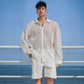 Men's Semi-Sheer Woven Shirt
