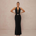 Cult Gaia Chii Halter Gown