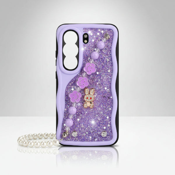 Purple Glitter Case