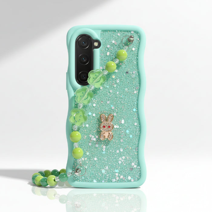 Green Glitter Case