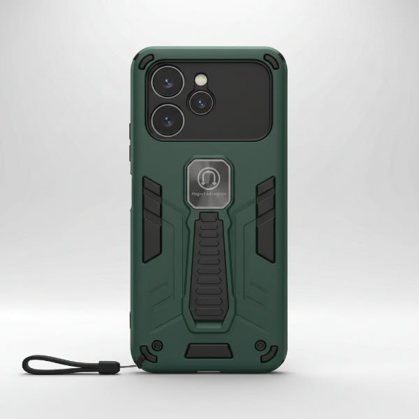 Green Magnetic Ring Holder & Kickstand Case