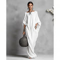 Cotton Caftan Harem Maxi Dress