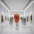 Orange Tie-Dye with Woman Graphic