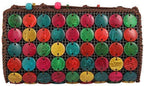 Handmade Beeded Coconut Shell Purse