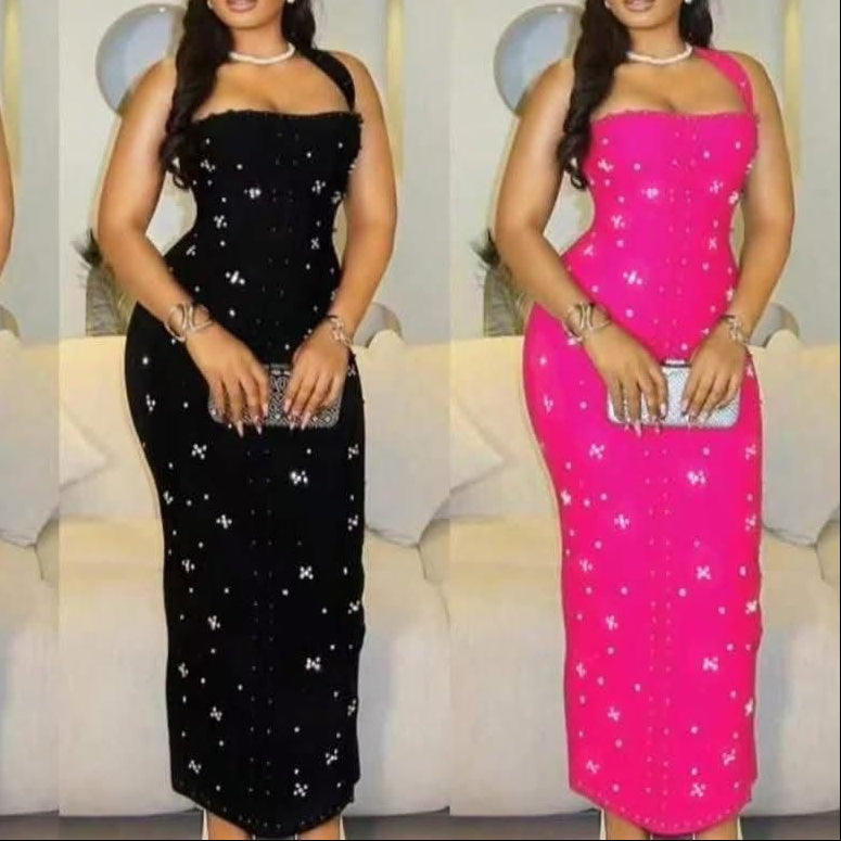 Luxury Embellished Bandage Dress