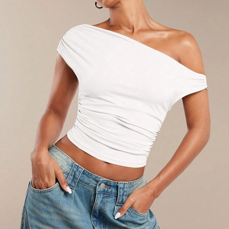 Shoulder Ruched Top