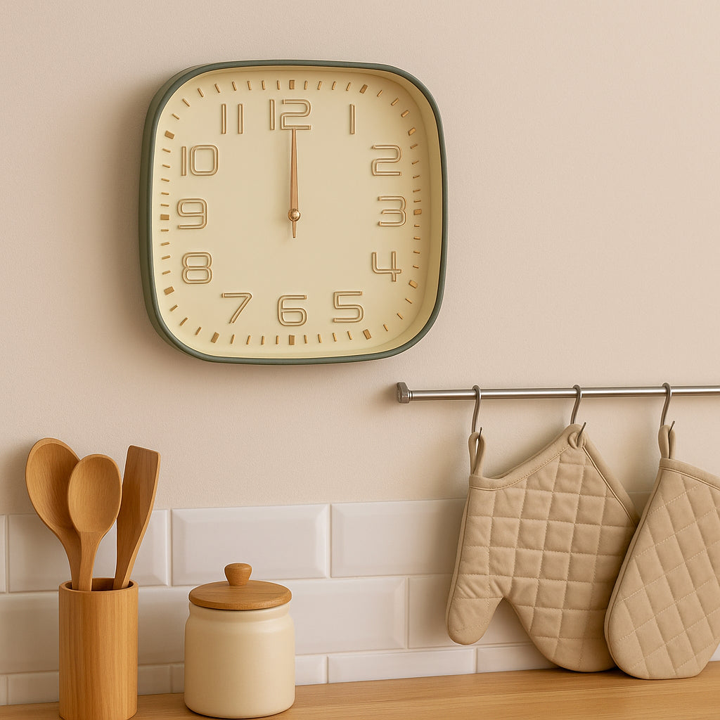 Soft Square clock