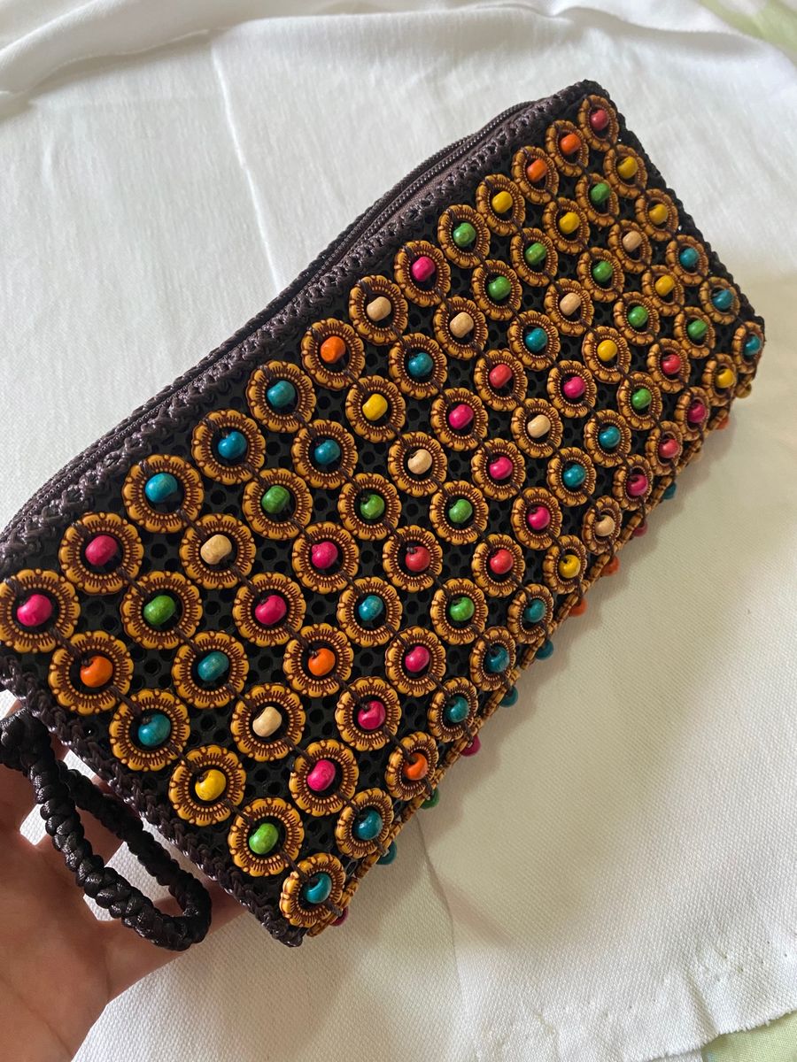 Coconut Shell Clutch Purse