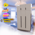 Modern White 3-Door Engineered Wood Wardrobe