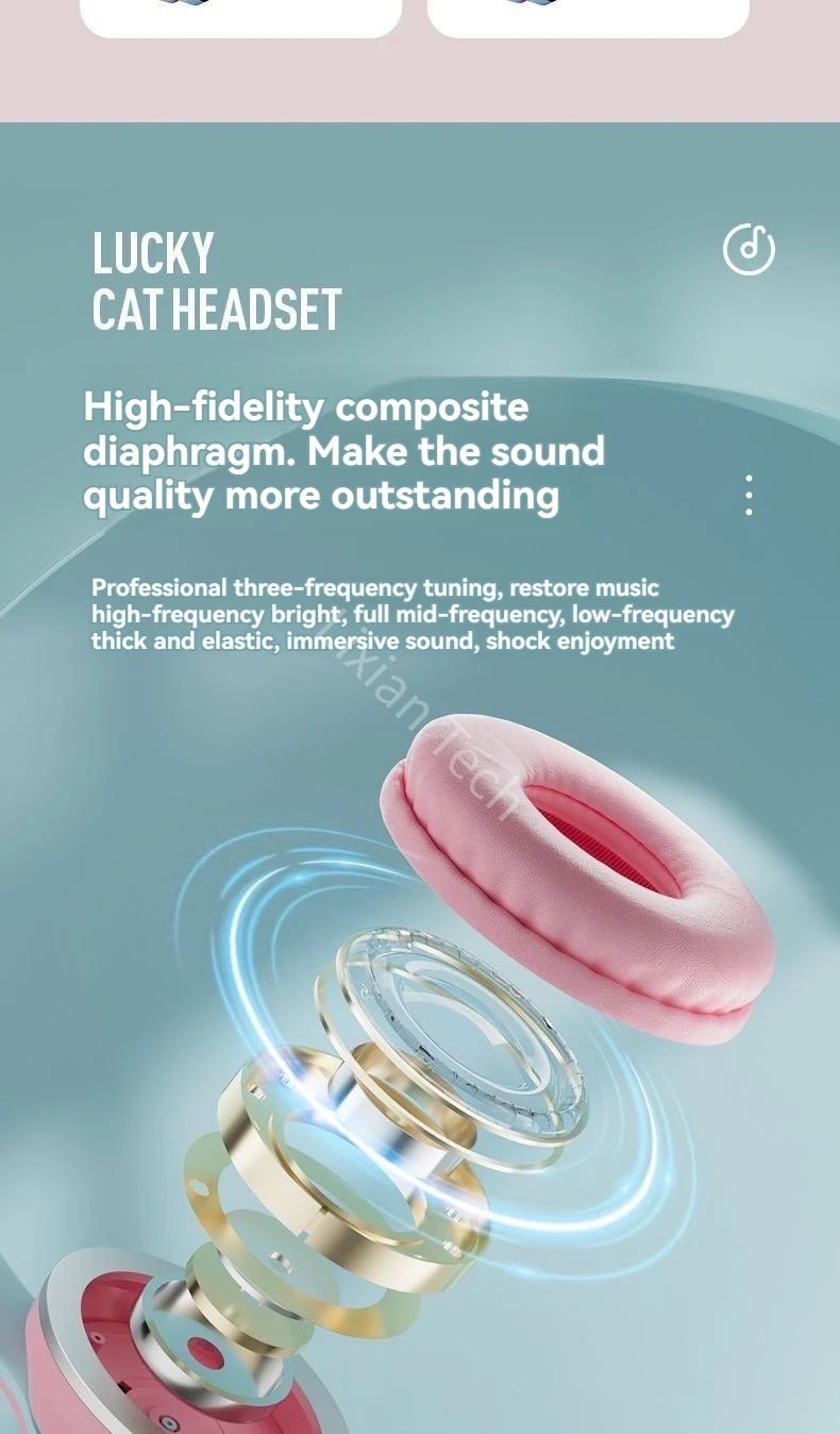 Cat Ear Headphone - Yanabuy Marketplace