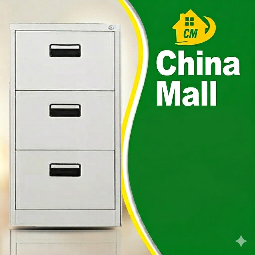 3-Drawer Steel Filing Cabinet