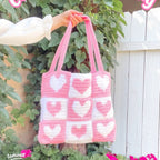 Mini Heart Granny Pouch