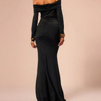 Off-the-Shoulder Maxi Dress