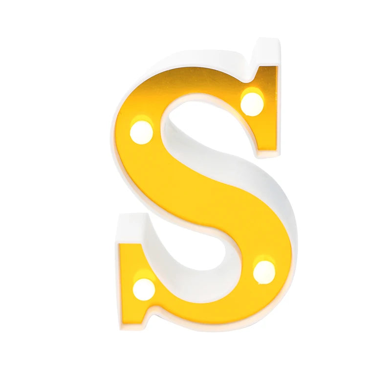 Marquee-Style Light-Up Letters