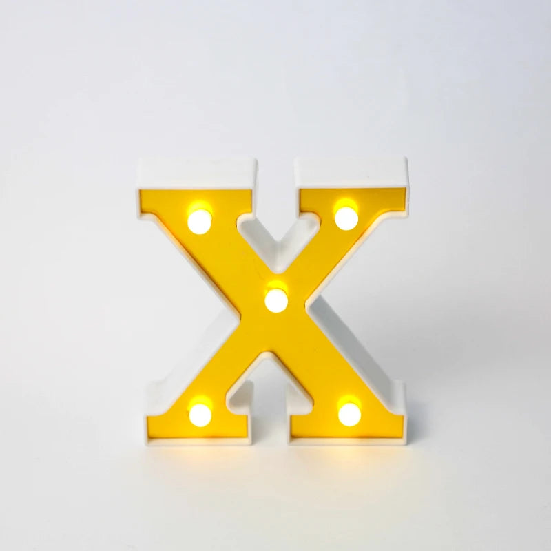 Marquee-Style Light-Up Letters