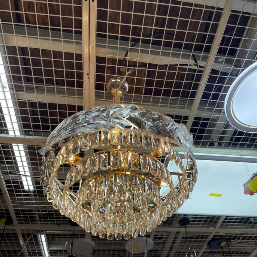 Gold Crystal Chandelier
