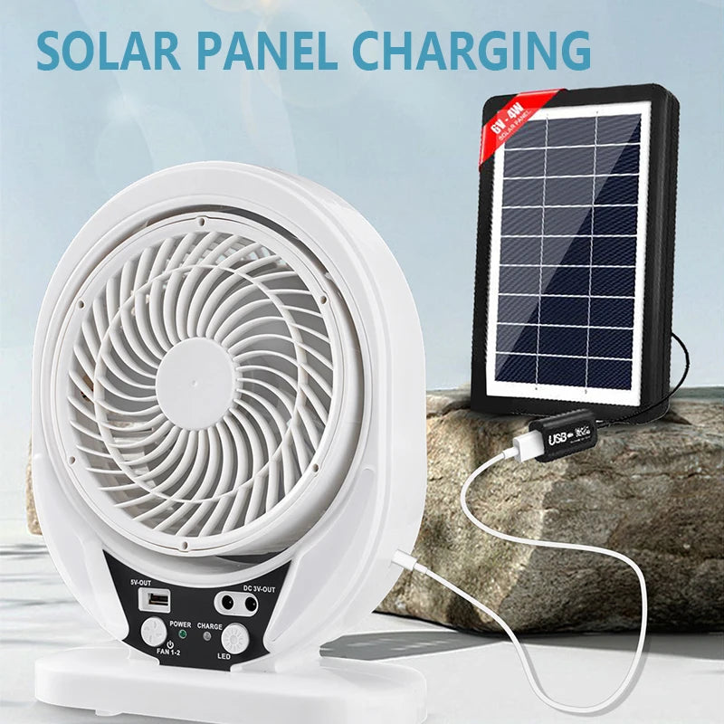 Green Solar Energy Fan