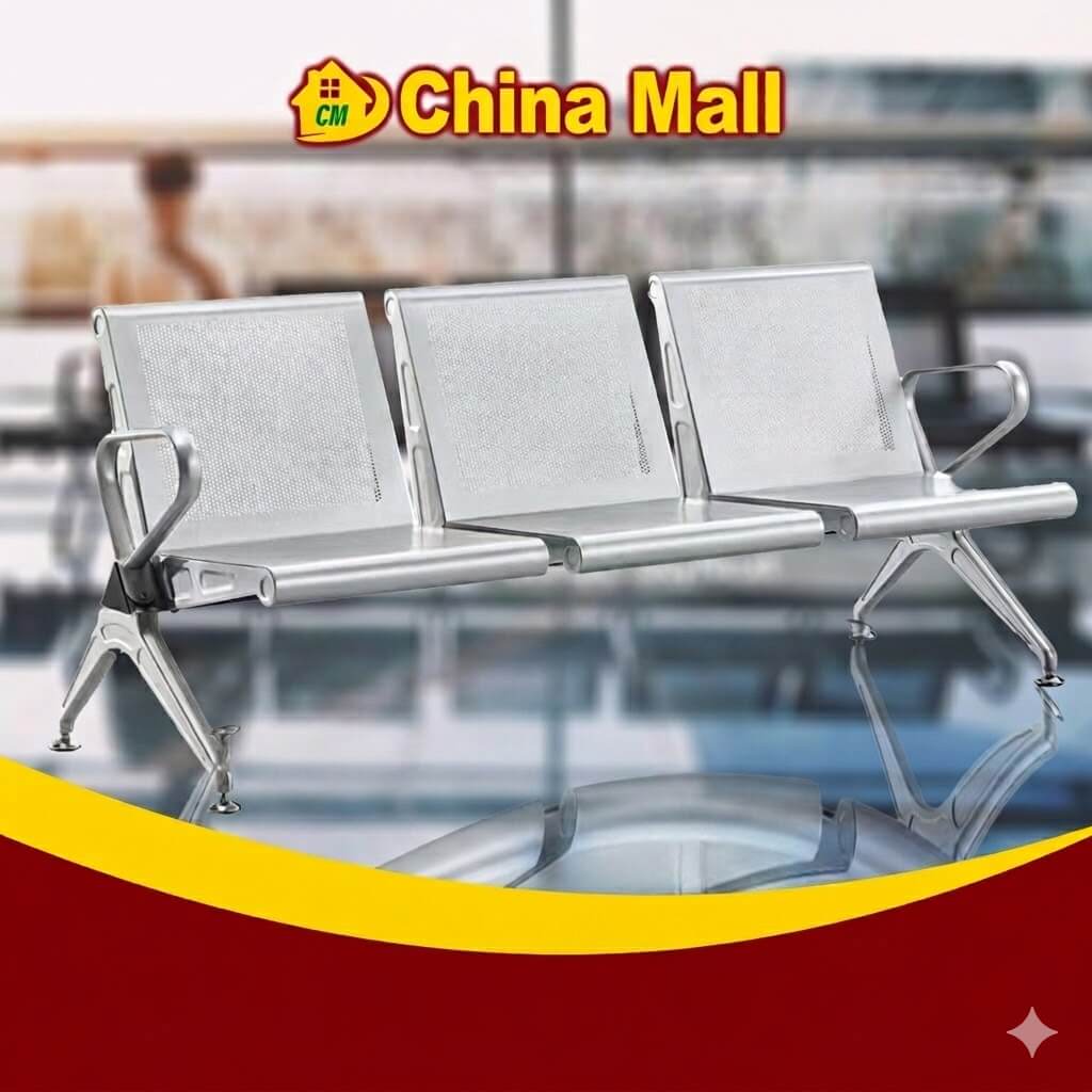 Three-Seater Metal Waiting Chairs