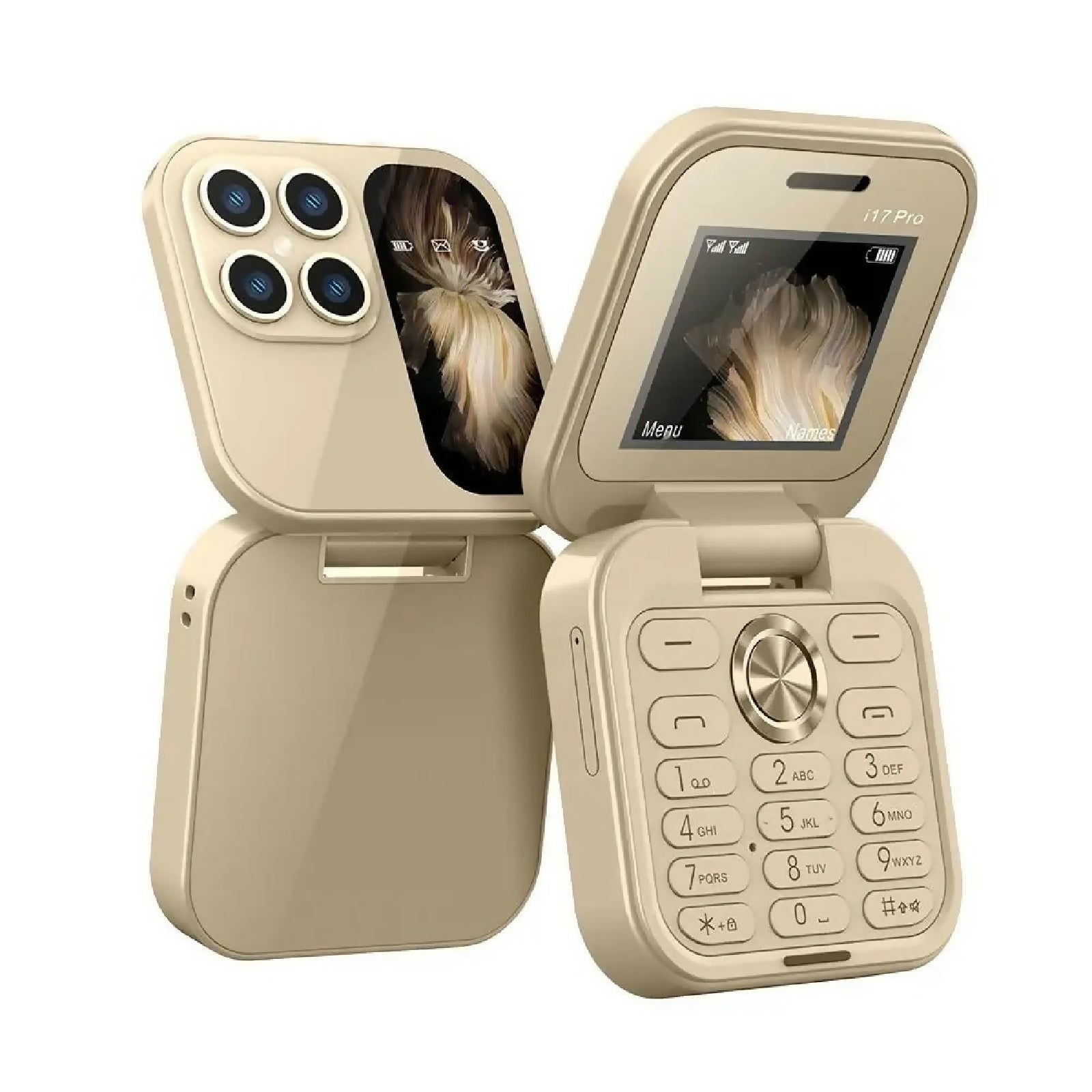 BUDI 17Pro Flip Phone