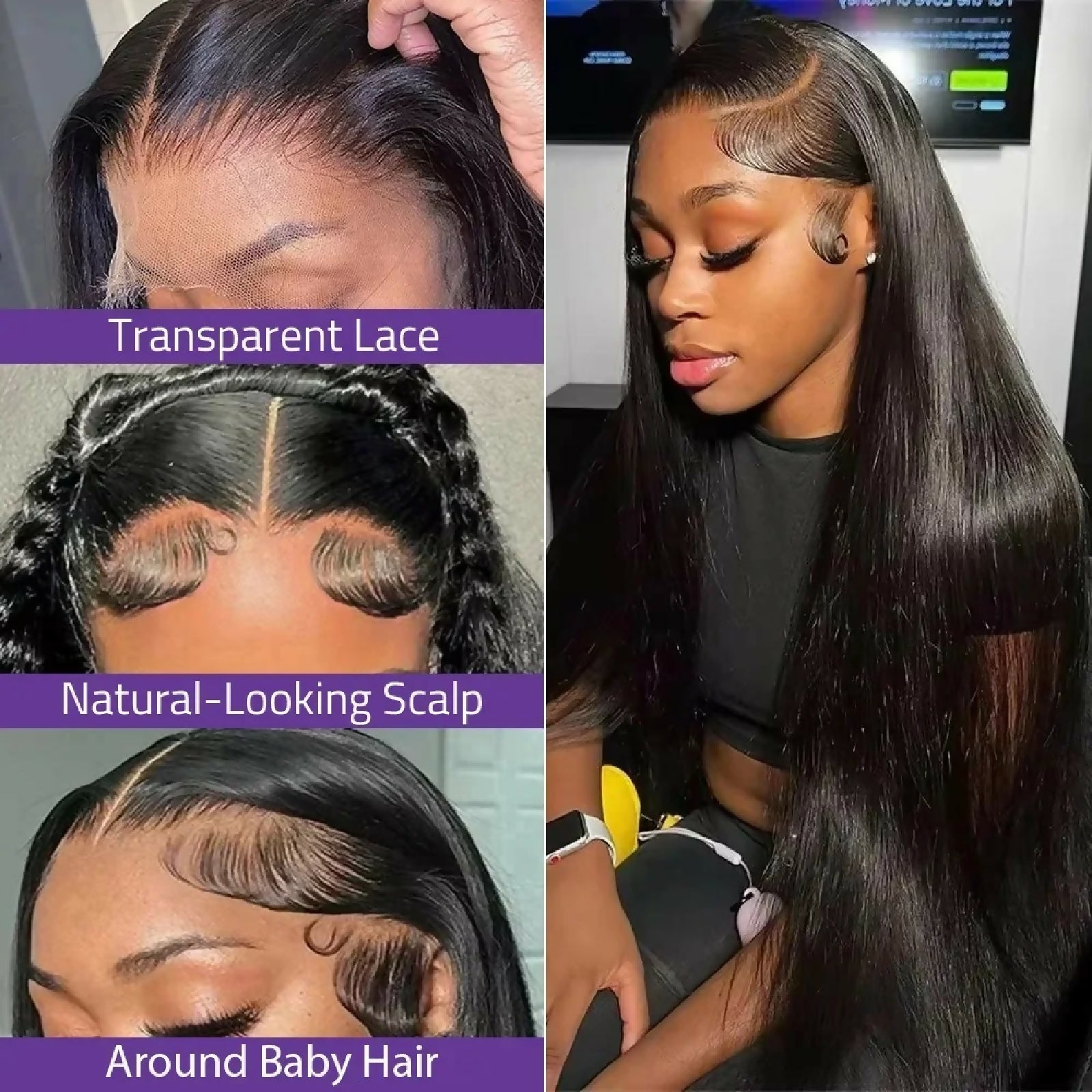 Straight Frontal Wig