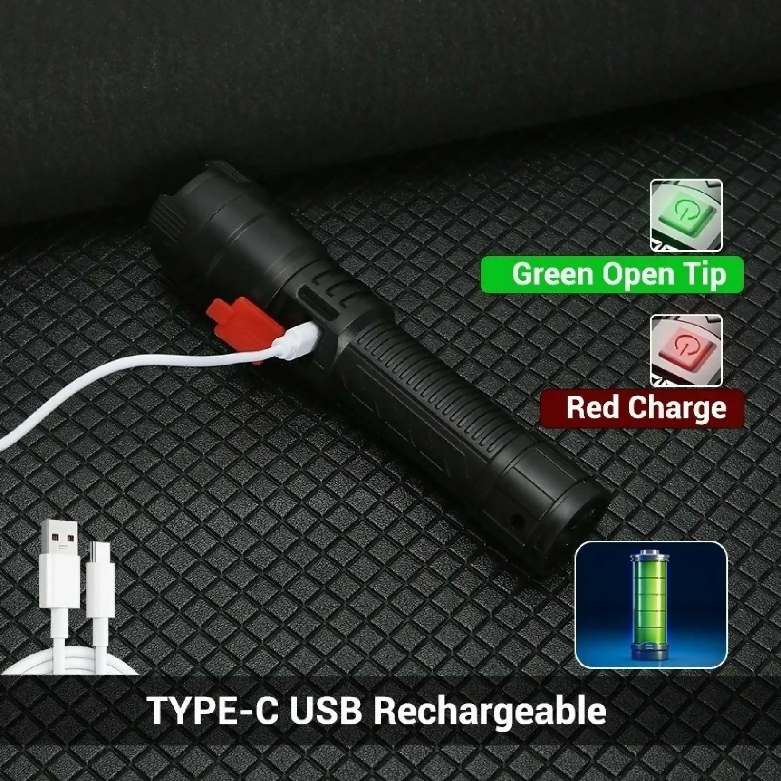 LED Tactical Flashlight