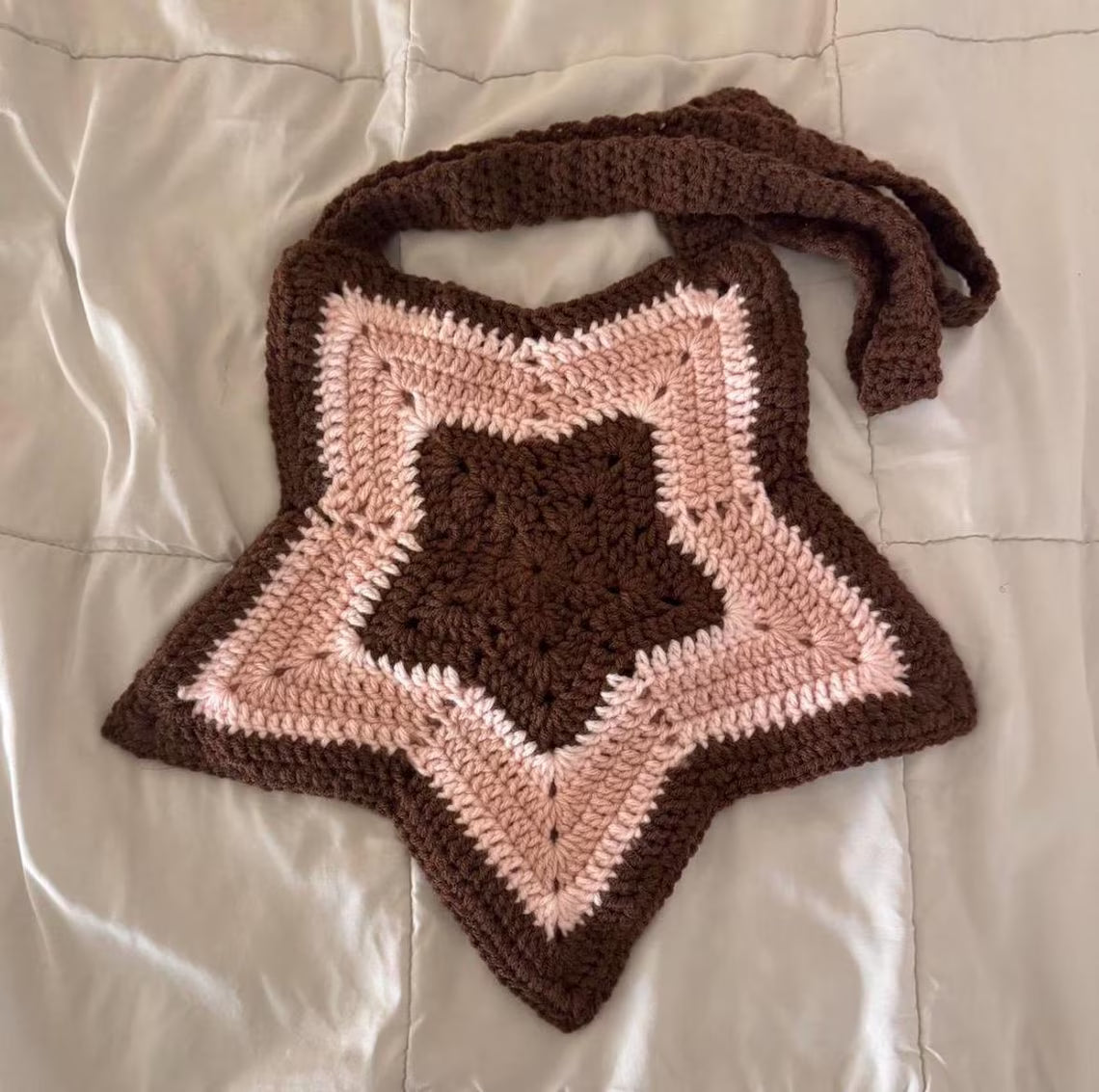 Crochet star bag