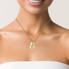 G" Necklace & Earrings Set