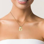 G" Necklace & Earrings Set