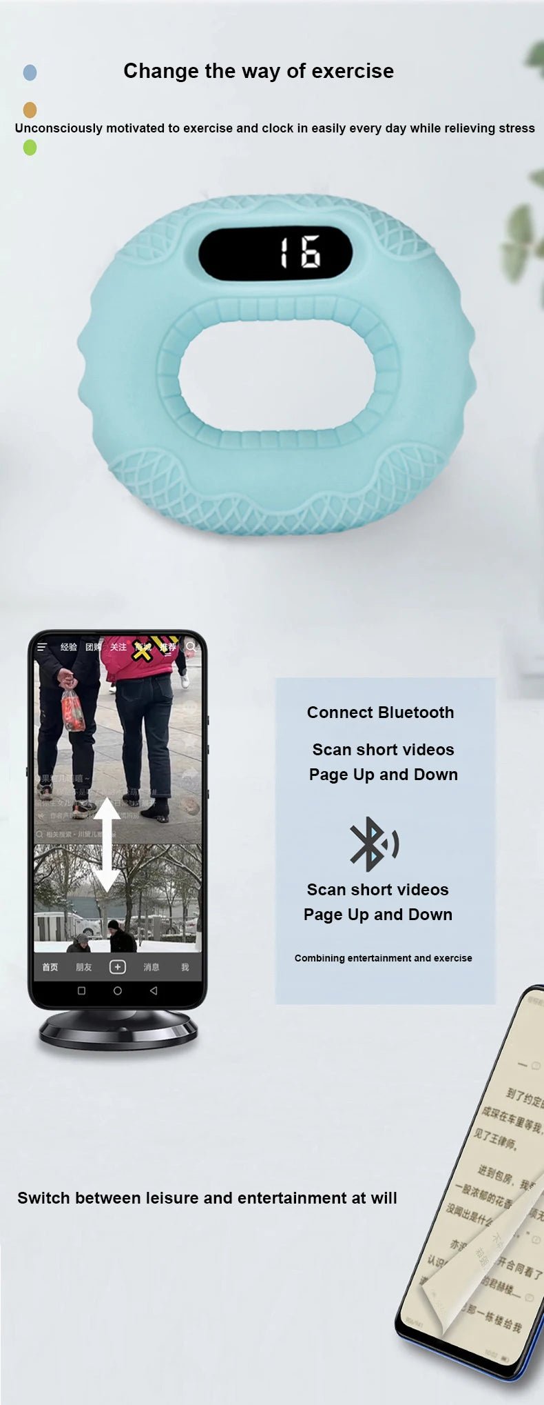 Intelligent Bluetooth Strength Device - Yanabuy Marketplace