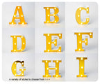 Marquee-Style Light-Up Letters