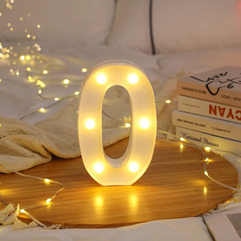 Marquee Number Lights