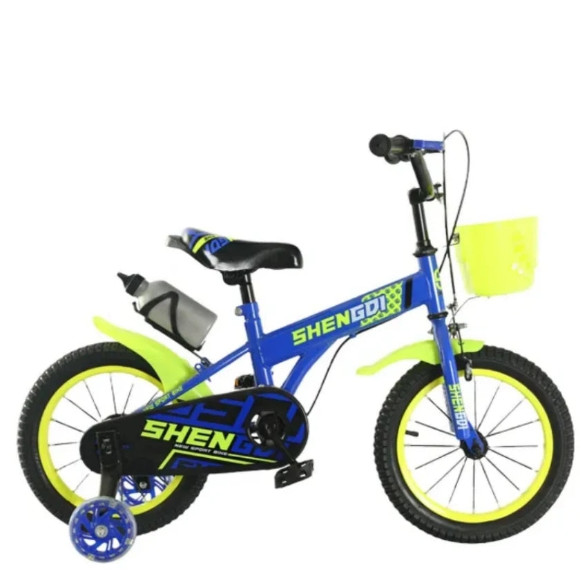 Steel Frame Children's Bike with Training Wheels