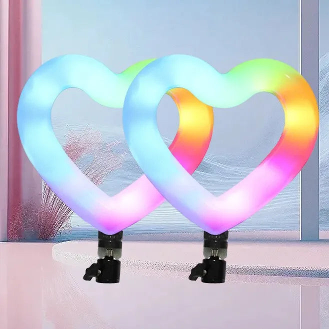 Heart-Shaped RGB LED Light