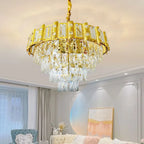 Gold Crystal Chandelier