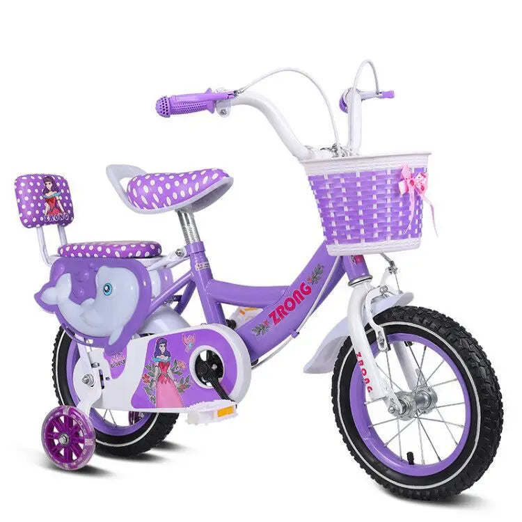 New Style Pink Girls' Bike with Basket