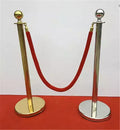 Gold Rope Barrier Stand